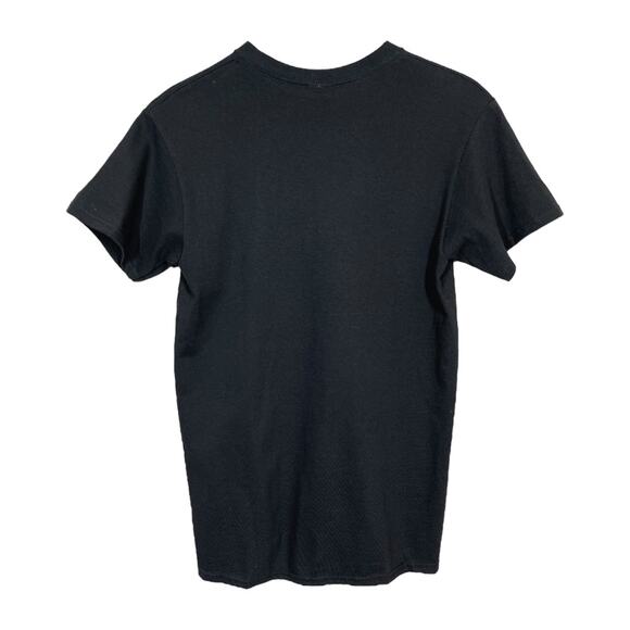 Junk Food AC/DC World Tour Graphic Band Tee Small New Black Retro Boho Rock - Picture 3 of 4